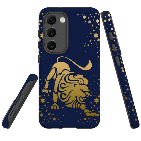 For Samsung Galaxy S23+ Plus Case Shielding Cover, Leo Drawing
