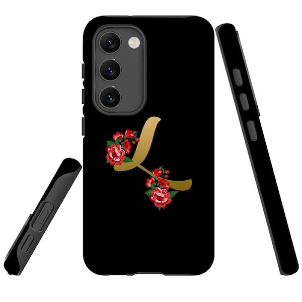 For Samsung Galaxy S23+ Plus Case Shielding Cover, Embellished Letter L
