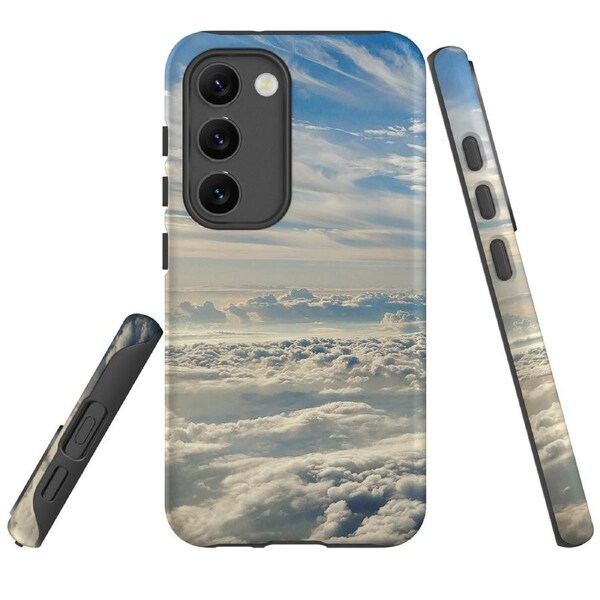 For Samsung Galaxy S23 Case Shielding Cover, Sky Clouds