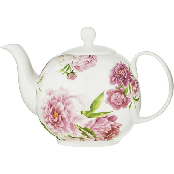 Ashdene Rose Delight Floral 1100ml Brewing Teapot w/ Stainless Steel Infuser