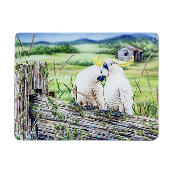 Ashdene A Country Life Retreat Glass 30x40cm Surface Protector For Hot Pots