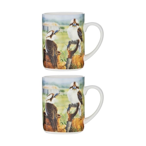 2x Ashdene A Country Life Countrysiders Drink Tea Cup/Mug 420ml Fine Bone China
