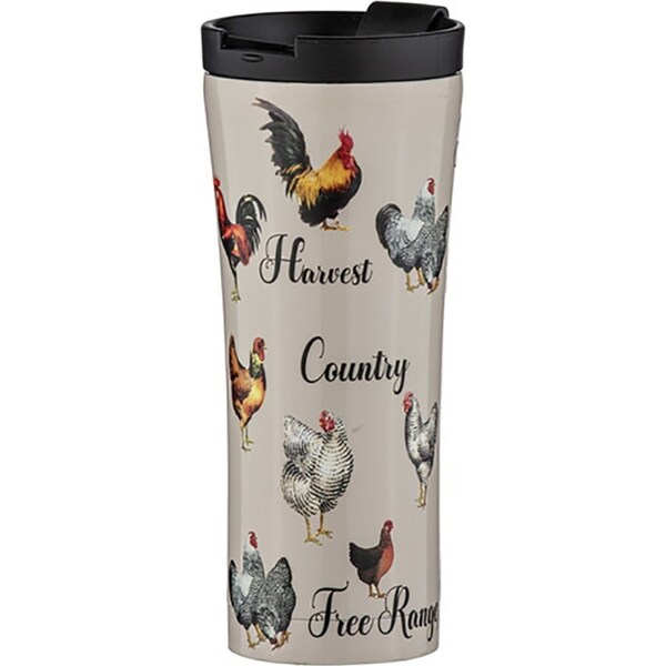 Ashdene Heartland Stainless Steel Travel Coffee Drinking Cup Leak Proof 500ml