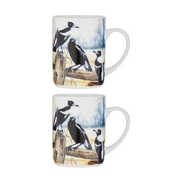 2x Ashdene A Country Life Country Lifestyle Drink Cup/Mug 420ml Fine Bone China
