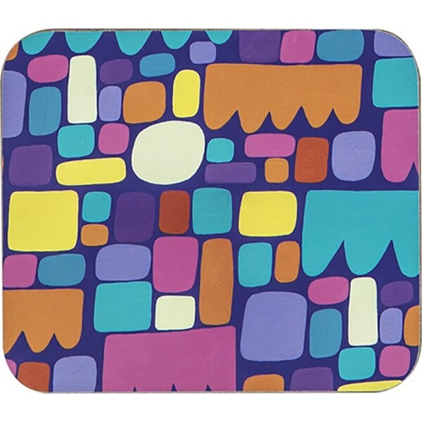 6pc Ashdene Puli Puli 11cm Drink Mug/Cup Coasters Surface Protectors Purple