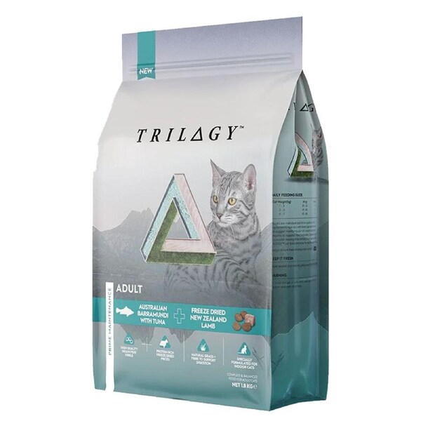 Trilogy Adult Prime Maintenance Dry Cat Food Barramundi w/ Tuna 1.8kg