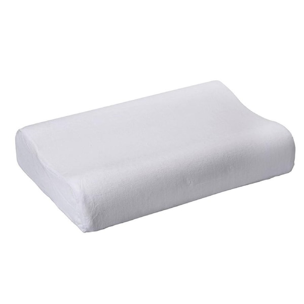 Bianca Deep Sleep Memory Foam Pillow Contoured 58x38cm Sleeping Cushion White