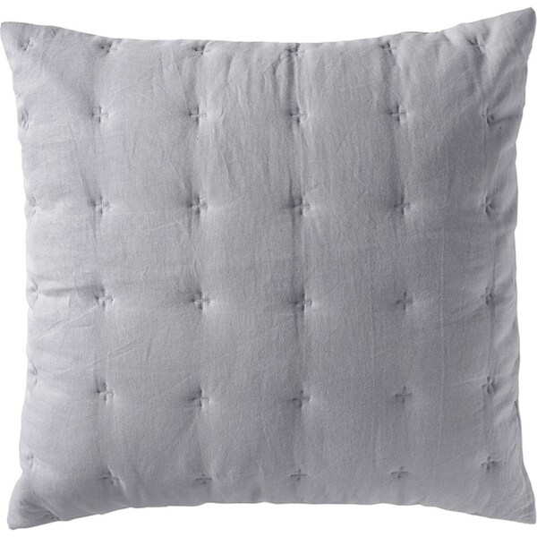 Bianca Langston European Pillowcase 65x65cm Square Pillow Cushion Cover Silver