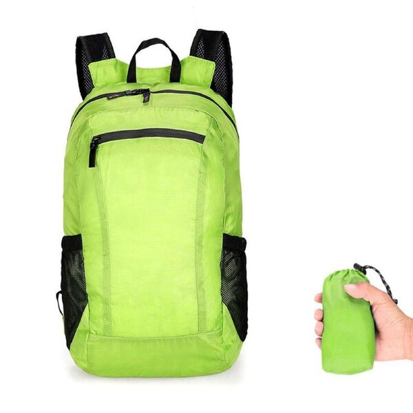 Nevenka 16L Ultra Lightweight Water Resistant Backpack for Hiking-Green