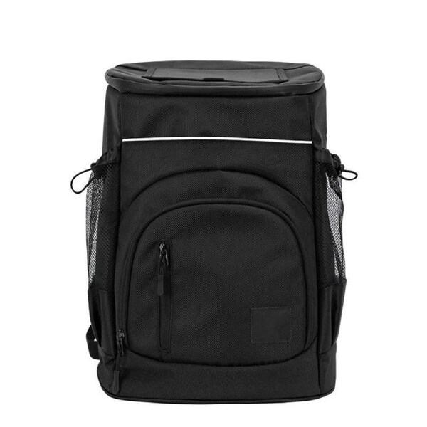 Nevenka 30L Cooler Backpack Insulated Bag Leakproof Collapsible for Camping-Black
