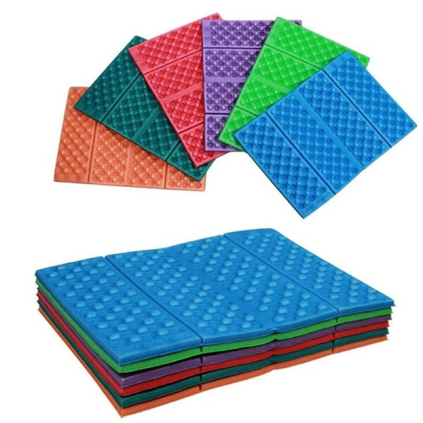 Nevenka 6Pcs Portable Camping Foam Pad Waterproof Folding Mat for Pinic