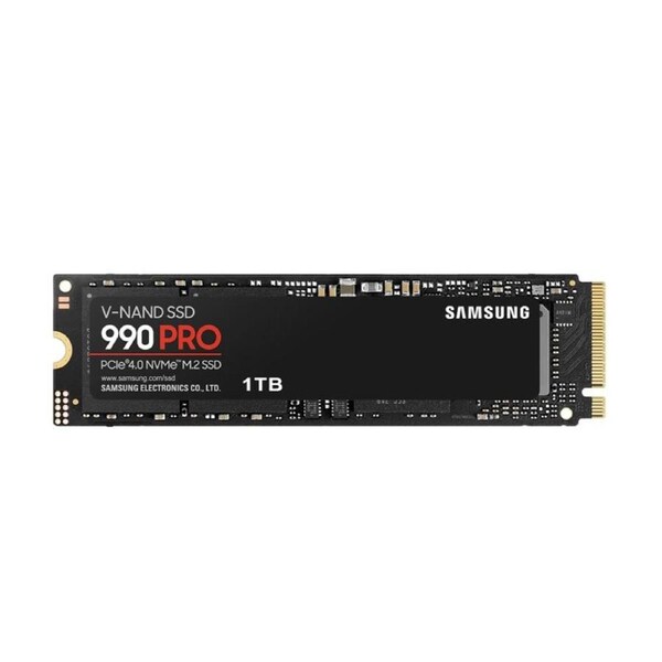 SAMSUNG 990 Pro 1TB Gen4 NVMe SSD 7450MB/s 6900MB/s R/W 1550K/1200K IOPS 600TBW 1.5M Hrs MTBF for PS5