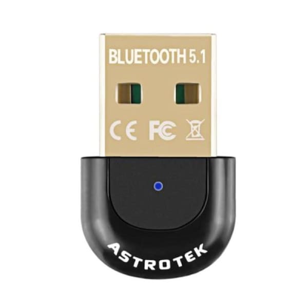 ASTROTEK USB 2.0 bluetooth LED CSR 5.1 Support 10-20meters Distance Dongle Adapter for Laptop Computer Desktop