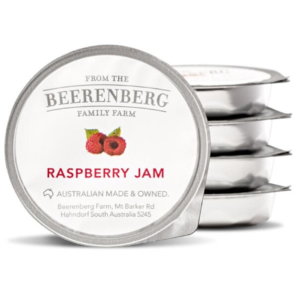 120 x Beerenberg Raspberry Jam 14G
