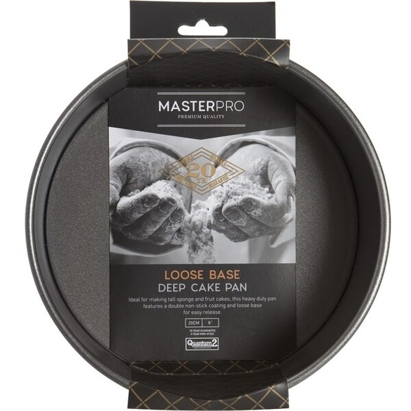 Masterpro Non Stick Round Deep Cake Pan Loose Base 21cm