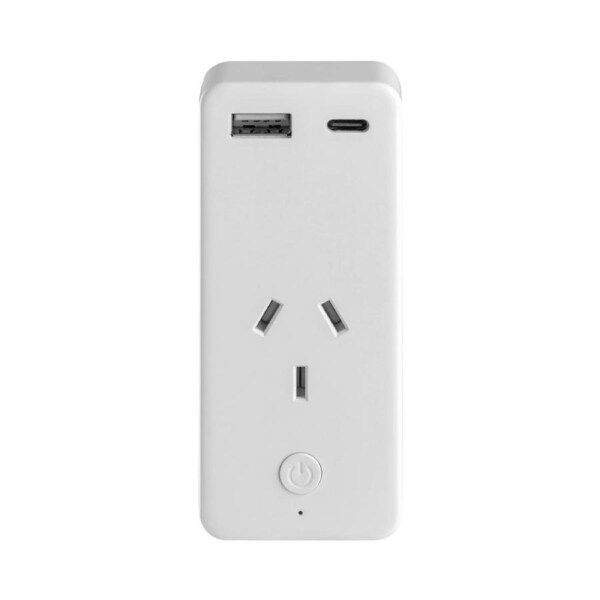 Laser Smart Home - Smart Wi-Fi Plug with USB A and USB C