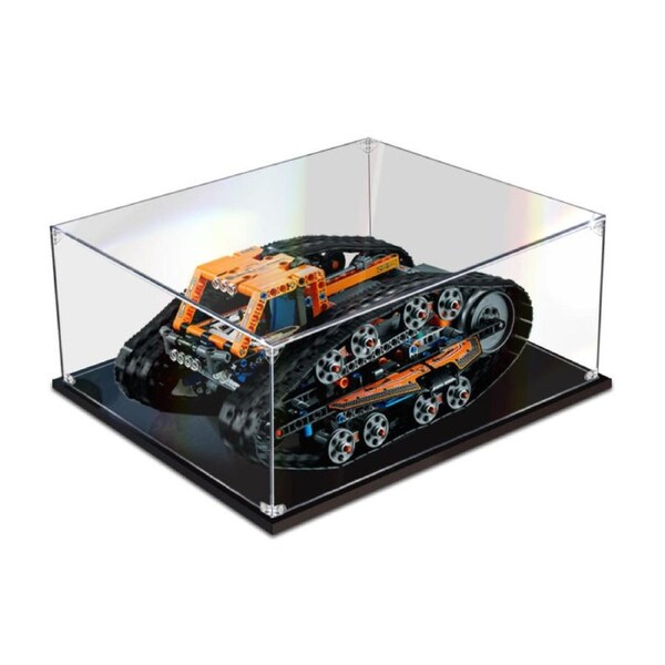 Acrylic Display Case for LEGO 42140 Technic App-Controlled Transformation Vehicle Figure Storage Box Dust Proof Glue Free