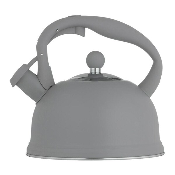 Typhoon Living Stove Whistling Kettle 1.8L Suits All Cook Tops - Grey