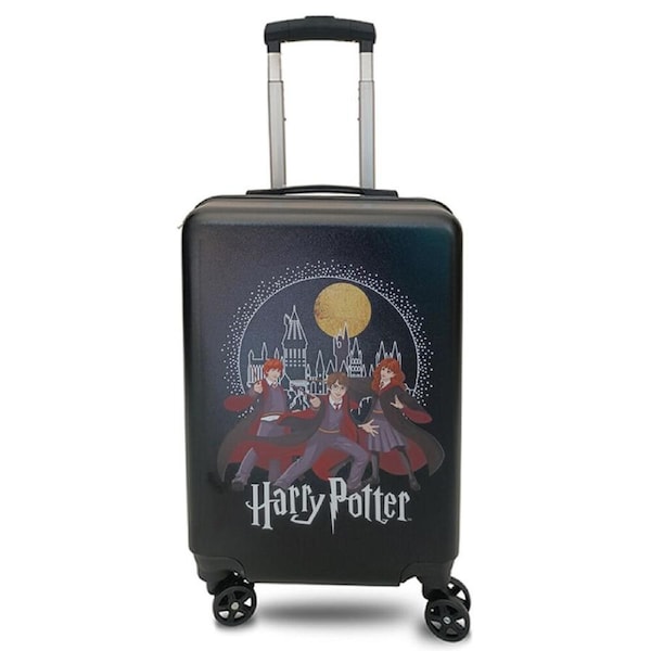 Harry Potter 50.8cm On-Board Suitcase Luggage Travel Carry On Bag w/Wheels Black