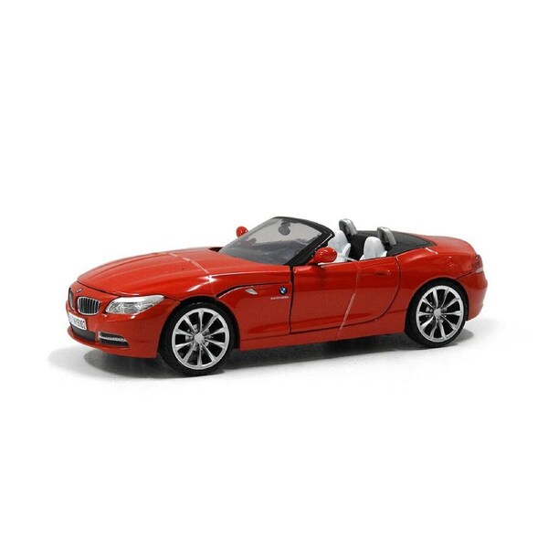 Motormax Licensed 1:24 Scale BMW Z4 2010 Roadster Red Diecast Collection