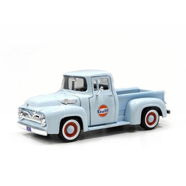 Motormax Licensed 1:24 Scale Gulf 1955 Ford F-100 Pickup