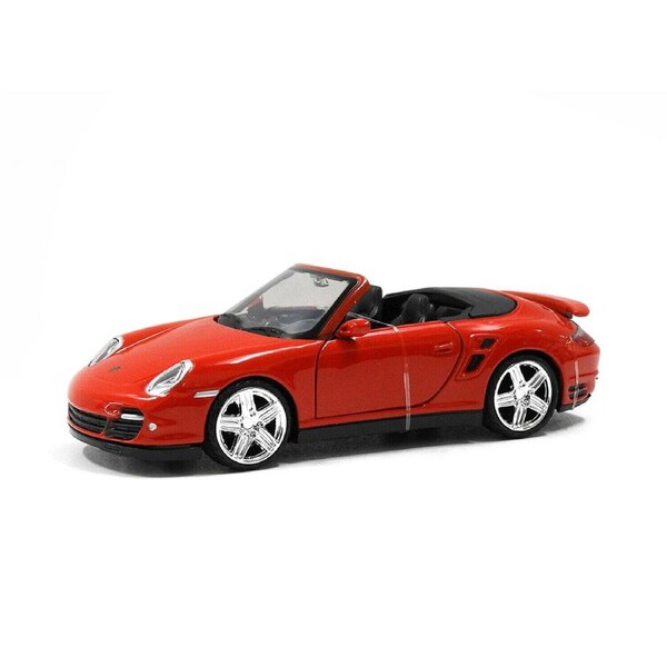 Motormax Licensed 1:24 Scale Porsche 911 Turbo Cabriolet 73348 Diecast Model Car