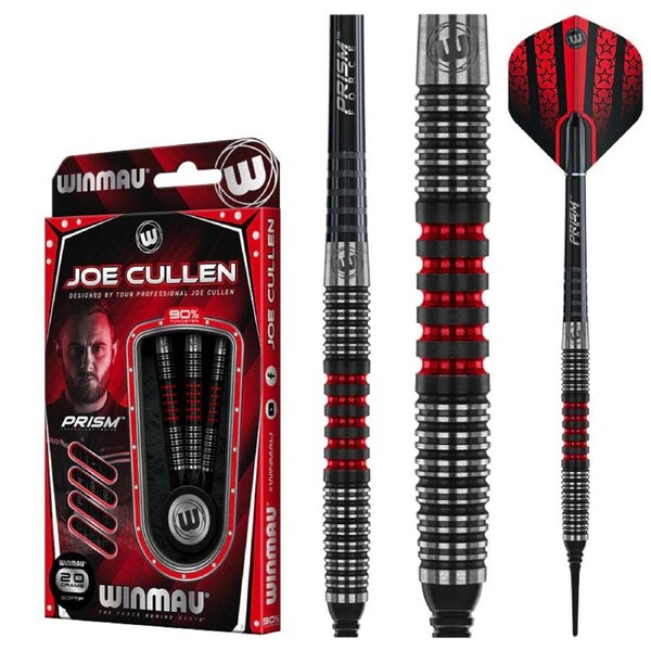 WINMAU Joe Cullen Scallop Soft Tip 90% Tungsten Darts 20 Gram