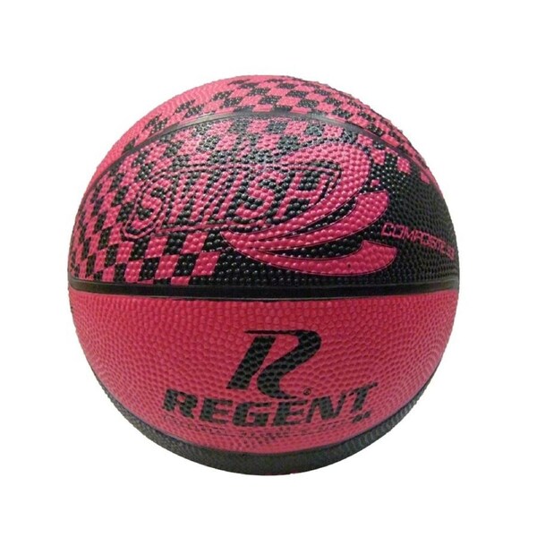 Regent Swish Indoor/Outdoor Training Basketball Size 3 Synthetic Rubber PNK/BLK