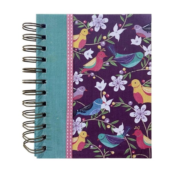 Pepperpot Blossom Birds Spiral-Bound Journal Small
