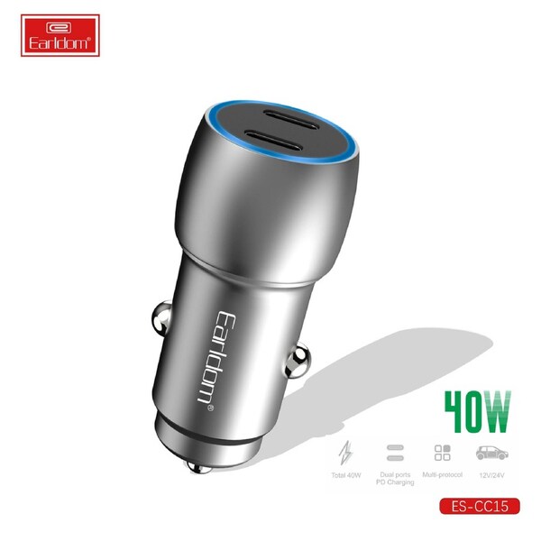 Super PD Fast Dual Car charger -40W