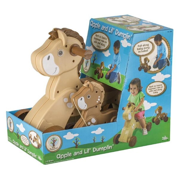 New Beginnings Moose Mountain Ride-On and Pull-Along Kids Toy 4+