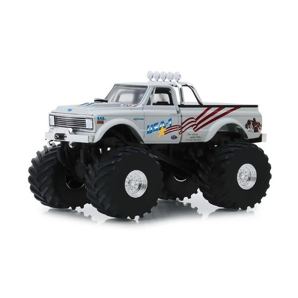 Greenlight Licensed 1:43 Scale Chevrolet K-10-USA-1 Legacy 1970 Diecast Model Car White