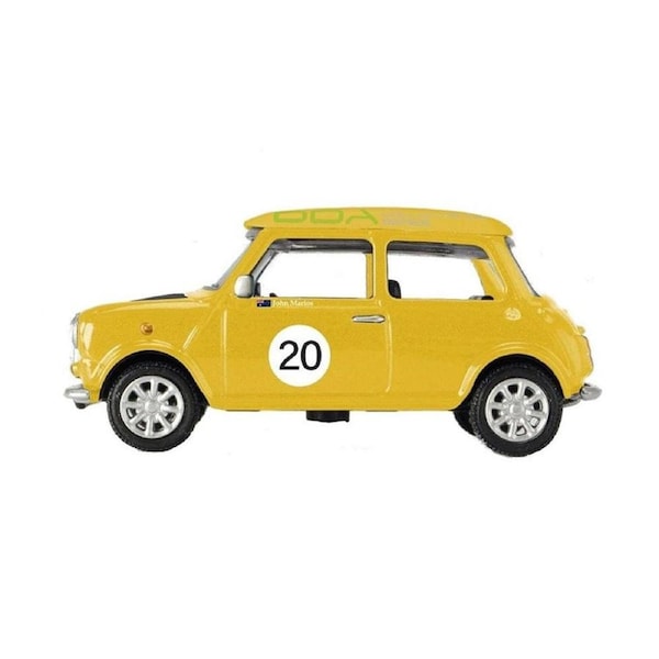 DDA 1:64 Scale #20 Mini Cooper 2020 Melbourne Toyfair Exclusive Diecast Model Car Yellow
