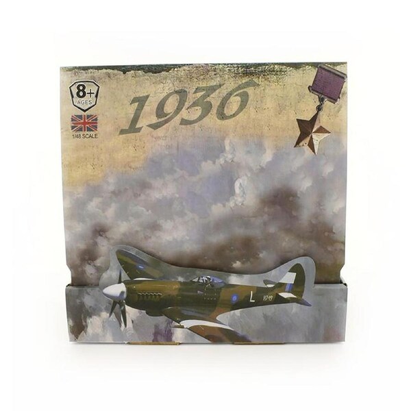 Golden Wheel 1:48 Scale WWII Planes Plastic Kits 6pc Hawker Hurricane Model Toy