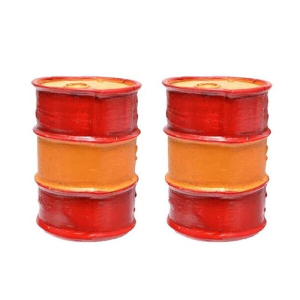 American Diorama 1:18 Scale 2 pieces Oil Drum Accessory Model Toy
