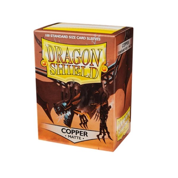 Dragon Shield - Standard Matte Copper Sleeves 100 pack