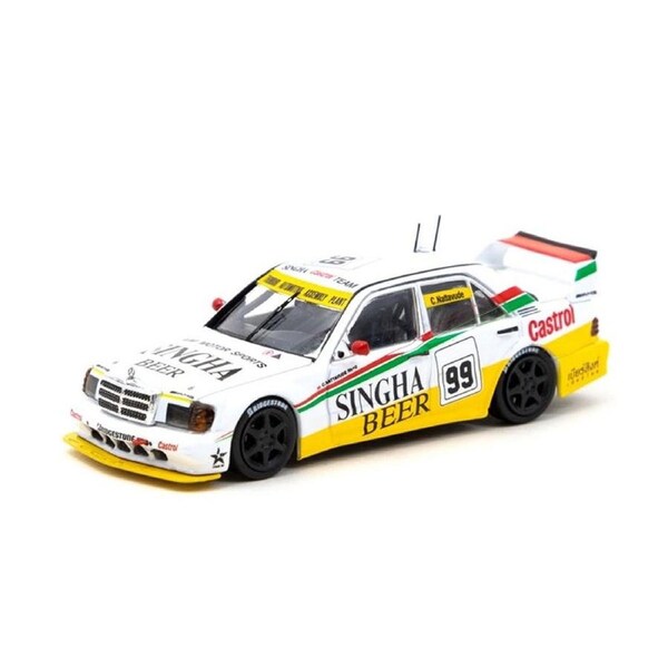 Tarmac Works 1:64 Scale Mercedes Benz 190 E 2.5-16 Evolution II Diecast Model Car