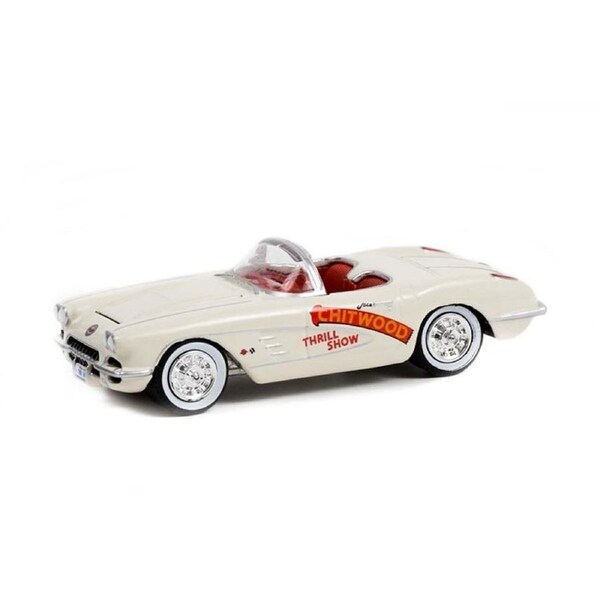 Greenlight 1:64 Scale Chevrolet Corvette Joie Chitwood Thrill Show 1958 Diecast Model Car