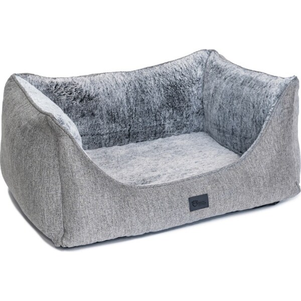 Superior Pet Plus High Side Hideout Ortho Pet/Dog Bed Artic Faux Fur Small 87cm