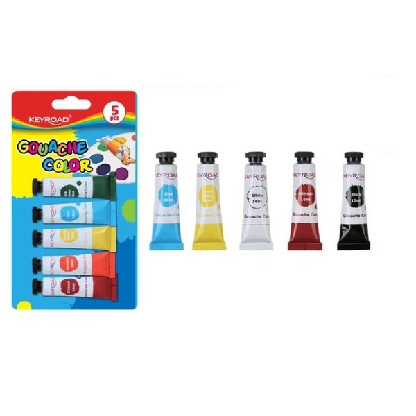 5pc Keyroad Paint Gouache Coloured