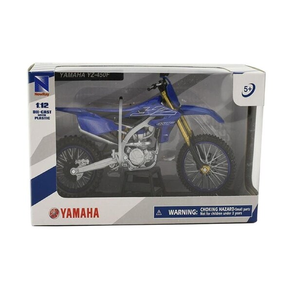 NewRay Licensed 1:12 Scale Yamaha YZ450F 2022 Dirt Bike Diecast Model Toy Blue