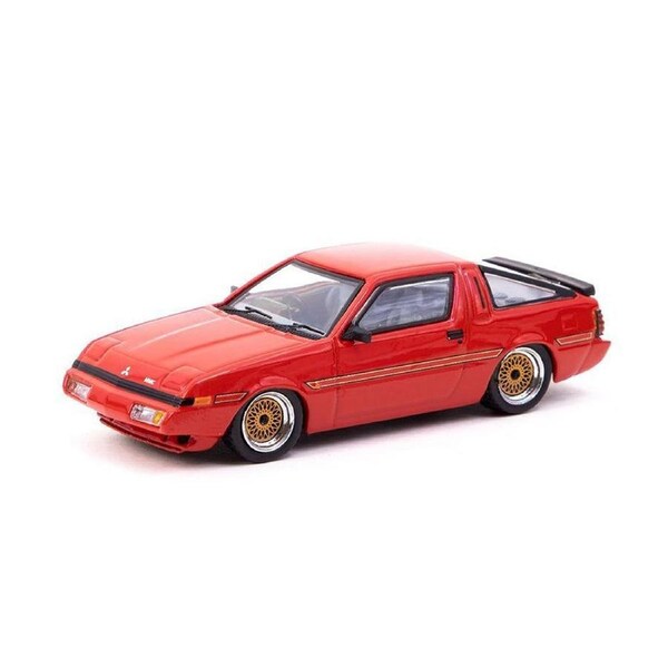 Tarmac Works Licensed 1:64 Scale Mitsubishi Stario Diecast Model Car Red