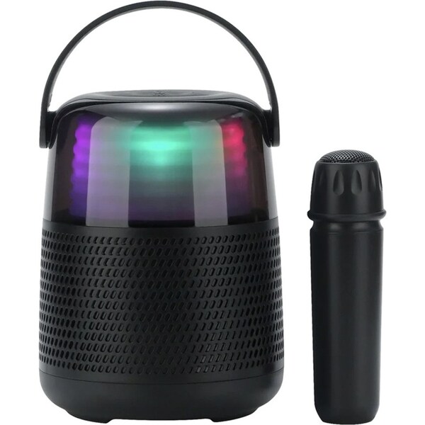 Moki Starmaker Wireless Bluetooth Karaoke Combo w/Microphone & LED Speaker Set