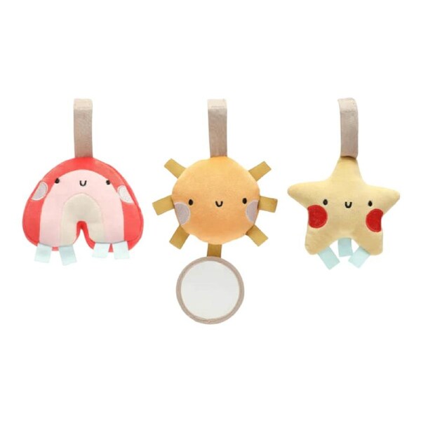 Pearhead Stroller Toy - Rainbow - 3-Pack