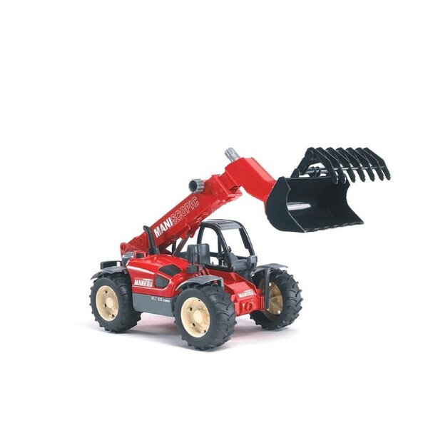 Bruder Licensed 1:16 Scale Manitou Telescopic Loader MLT 633 Red