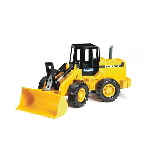 Bruder Licensed 1:16 Scale Articulated Road Loader FR 130 Model Toy Yellow