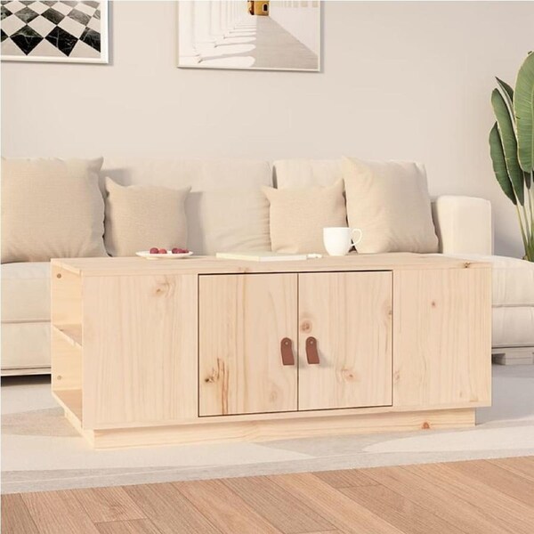 Coffee Table 100x50x41 cm Solid Wood Pine vidaXL