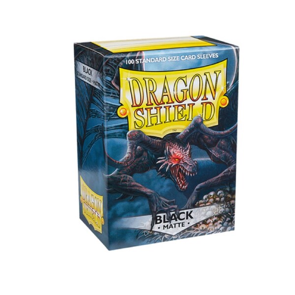 Dragon Shield - Standard Matte Black Sleeves 100 pack