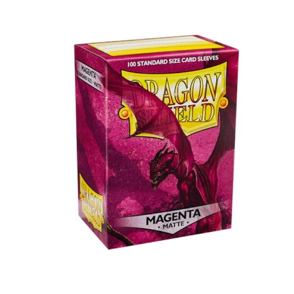 Dragon Shield - Standard Matte Magenta Sleeves 100 pack