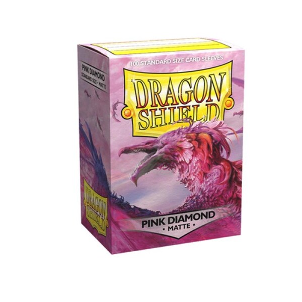 Dragon Shield - Standard Matte Pink Diamond Sleeves 100 pack